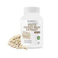 100% Pure White Kidney Bean Extract – All-Natural Carb Blocker 1200mg – Optimized for Weight Loss & Fat Prevention for Women & Men – Made in USA