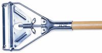 METAL STIRRUP QUICK CHANGE WOOD WET MOP HANDLE