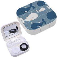 Portable Contact Lens Case Box Travel Kit Mirror + Bottle + Tweezers Container Holder [ Whalevector ]