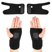 Wrist Brace, Wrist Support Sleeve with Splints for Carpal Tunnel Arthritis (1 Pair)