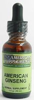 Ginseng, American American Supplements 1 oz Liquid