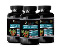 Immune System multivitamin - Adrenal Support Advanced Complex with ASHWAGANDHA Astragalus and PANAX Ginseng - rhodiola rosea Capsules - 3 Bottles 180 Capsules