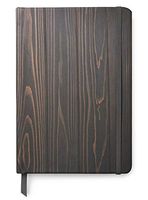 Wood Themed Designs UV Printed on PU Leather A5 Journal Notebook w/Lined Pages