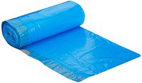 AmazonCommercial Custom Fit Blue Drawstring Trash Bags - Compatible with simplehuman Type D - 0.96 MIL - 108 Count