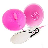 Electronic Powerful Breast Massager Enhancer Vibation Chest Remote Control Massage Machine Soft Short Brush Hair Silicone Cup