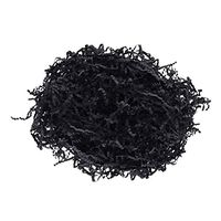100G Shredded Paper Crinkle Paper Bedding Filling Paper Shreds For Filling,Packing,Wrapping Christmas New Year Necessary - Black