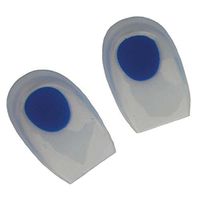 Silicone Gel Heel Cup, Insole Plantar Heel Support Pad, Best for Plantar Fasciitis and Heel Pain (X-Small)