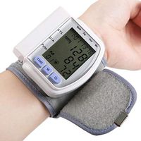 GoodKE Smart Automatic Wrist Digital Blood Pressure Monitor Heart Beat LCD Display Blood Pressure Monitors
