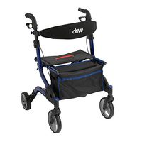 Drive Medical I-Walker Euro Style Rollator, Blue