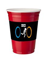 4 Pack of Vinyl Decal Stickers for Disposable Cups/Funny Bathroom Sign