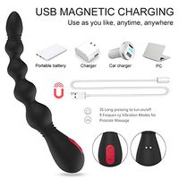 Perfect Size Men Toys Amal Stimulator Waterproof Prōstate Vibrartor Skin-Friendly Silicone Massaging Device 3 in 1 Amal Vibrantor Multiple Vibration Tshirt Couples Gà-y Pleasure Ań-ál Plug Tools