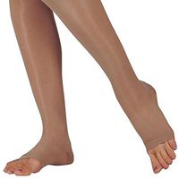 Juzo Naturally Sheer Compression Knee High Short Open Toe 15-20mmHg, IV, Beige
