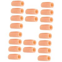 20pcs Toe Silicone Gel Pain Protector Open Toe Sleeve Tube Corn Cushion Cap for Protecting the Toenail, Toe - S