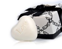 JISEN Cute Mini Fancy Soap for Wedding Gifts or Baby Shower Including Packing 10pcs Heart-Shaped