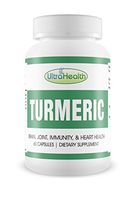 Turmeric Curcumin Root Capsules, Herbal Natural Supplement, Supports Normal Joint Health