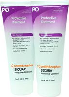 Smith and Nephew SECURA Protective Ointment Skin Protectant 5.6oz Tube (Pack of 2) by Smith & Nephew