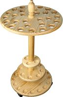 Round Walking Cane Stand- Pine Wood