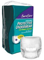 KENDALL HEALTHCARE PROD. 1625 Units Per Pack 14 SureCare Protective Underwear... KND1625 Case