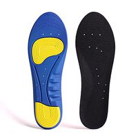GAOAG Shock-absorptation Breathable Insole Orthotics Gel Sports Comfort Shoes Insole Neutral Arch Replacement Shoe Insole/Insert US Men's (7-10) Women's (8-11.5)