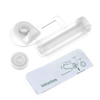 Tharv Toothpaste Rolling Squeezer, Medicine Tube, Ointment Dispenser Tube Sucker Hanging Holder (White)