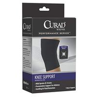 Curad Neoprene Pull-Over Knee Support with Closed Patella Design, Large