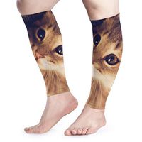 BLongTai Cute Cat Kitten Nature Animal Calf Compression Sleeve Men Womens Running Leg Sleeve for Shin Splint Muscle Pain Relief (1 Pair)