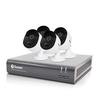 Swann 4 Camera 4 Channel 1080p DVR Security System | 1TB HDD, Heat & Motion Sensing + Night Vision