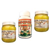 2 Month Supply! Chupa Panza Gel de Gengibre & Bamitol + Pastillas Chupa Panza De Gengibre, Ciruela Pasa, Te Verde 60 Count (2 Months) Dist By Alebrije Imports