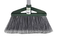Uniware Angled Floor Broom and 48 Inch Metal Broomstick, Made in Turkey