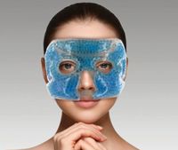 2 Gel Bead Eye Mask for Sleep/Great Couples Spa/Therapeutic & Relaxing At Bedtime/Hot & Cold Cooling Temperature Options/Ice Pack Helps Dark Circles & Relieve Headaches & Sinus Pressure