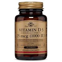 Vitamin D3 (Cholecalciferol) 25 mcg (1000 IU) Tablets - 180 Count