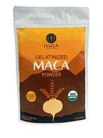 Maca Powder 8 Ounces, GELATINIZED, Organic USDA Certified, Only Peruvian Premium Maca Root, by Isula Nature