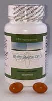 UbiquiMax CoQ10 MG | Highly Absorbable CoQ10 Softgels | 100 mg Coenzyme Q10 (ubiquinone) + 100 IU Vitamin E (as d-Alpha tocopherol and Mixed tocopherols)