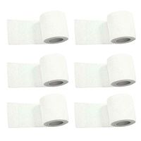 ESUPPORT 2 Inches X 5 Yards White Self Adherent Cohesive Wrap Bandages Adhesive Wounds Strong Elastic First Aid Tape for Sport Wrist Ankle 6 Count