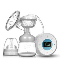 SRFDD Portable Electric Massage Breast Pump with LCD Screen,3 Massage Mode and Adjustable Suction Pumping Levels for Mom's Comfort,Blue