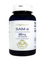 Advanced SAM-e Complete Supplement 500mg (S-adenosyl-L-methionine) - Complete Joint Support, Anxiety and Stress Relief - Non-GMO, Gluten Free 180 Capsules (90 Day Supply)