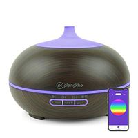  Plengkhe Aroma Smart Wifi Essential Oil Diffuser, Alexa, Google Home & IFTTT Compatible, 300ml Ultrasonic Aromatheraphy Diffuser for Relaxing Atmosphere & Better Breathing