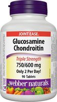 Webber Naturals Glucosamine Chondroitin Triple Strength Tablets, 750mg 90 Tablets