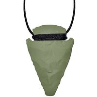  Munchables Arrowhead Chewable Pendant - Chew Necklace (Green) 