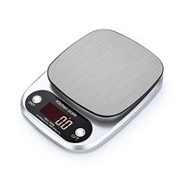 Kitchen Electronic Scales, 10kg Kitchen Scales, Kitchen appliances, Electronic Scales, Mini Jewelry Scales, Food Baking Scales (Color : Stainless Steel)