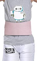 WENDYWU Kids Adjustable Waist Belt Brace Support Ballet Dance Protector Abdominal Band for Back (Pink)