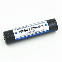KeepPower 3.7V 9.25Wh 16650 2500MAH Lithium Rechargeable Battery