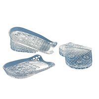 Adjustable Shoe Heel Gel Lifts, Clear, One-Size