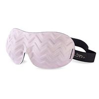 Bucky Ultralight Chevron Eye Mask, Peony Pink