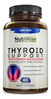 Thyroid Support Supplement with Iodine for Focus, Energy & Adrenals. Advanced Metabolism Booster, Fat Burner & Weight Loss Pills for Women & Men. With Vitamin B12 Complex, Zinc, Selenium & Ashwagandha