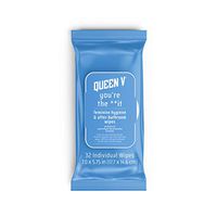 Queen V Youre theit Wipes Feminine Hygiene After-Bathroom, 32 Wet Wipes