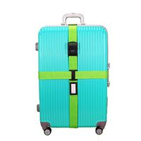 donfohy Travel longer tied me with luggage belt tied cross silicone packing tape tied with reinforcement travel