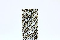 Black and Grey Camo Paper Straws (25)