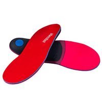 Orthotics Shoe Insoles/Inserts/Pads with High Arch Supports for Women&Men,Plantar Fasciitis Boot Insole Over Pronation Metatasus Insoles (127Red, Mens 6-6 1/2 | Womens 8-8 1/2(9.84")(250MM))