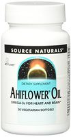 Source Naturals Ahiflower Oil - Omega-3s for Heart and Brain - 30 Vegetarian Softgels